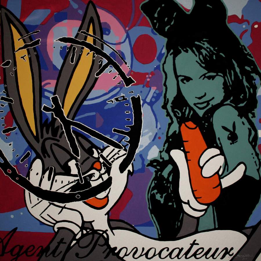 Guido Corazziari, Alice&Bunny, 2011, 90x90 cm