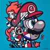 20_Beautiful threesome_80x80 cm